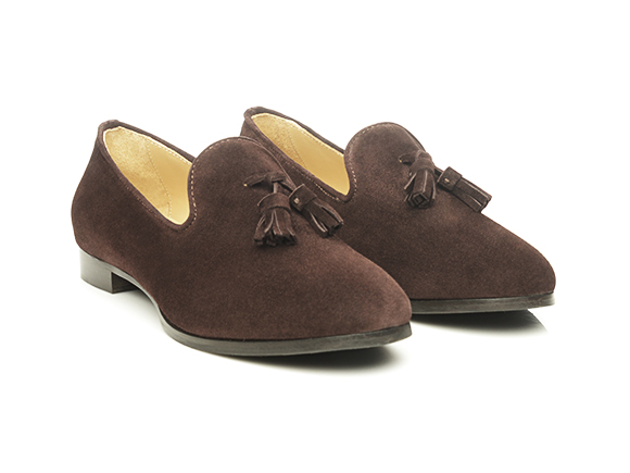 F/s instappers in de kleur bruin voor dames | KLEDING.nl