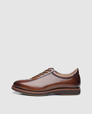 LOAKE - Boots cuir tan semelle gomme cousue goodyear